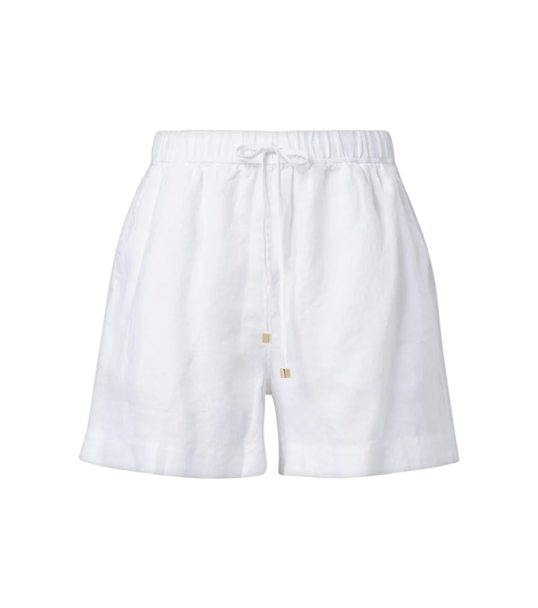 White Bay Linen Shorts