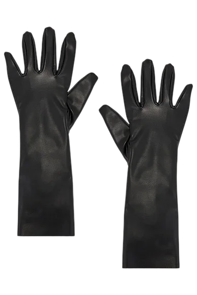 Short Gloves in Black