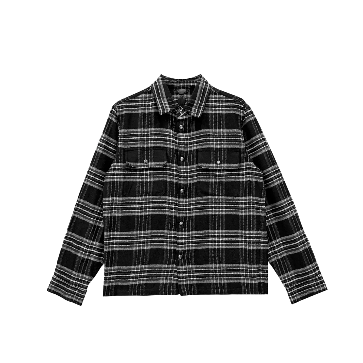 Chrome Hearts Work Dog Flannel Plaid Shirt