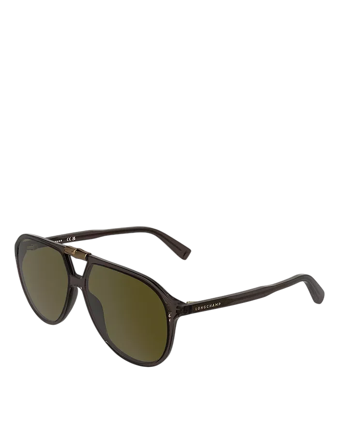 Roseau Aviator Sunglasses, 58mm