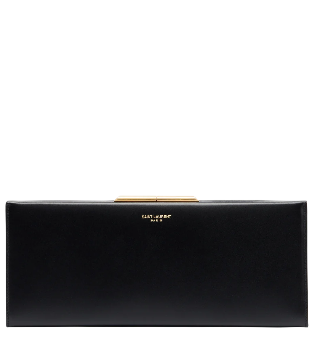 Midnight Small Leather Clutch