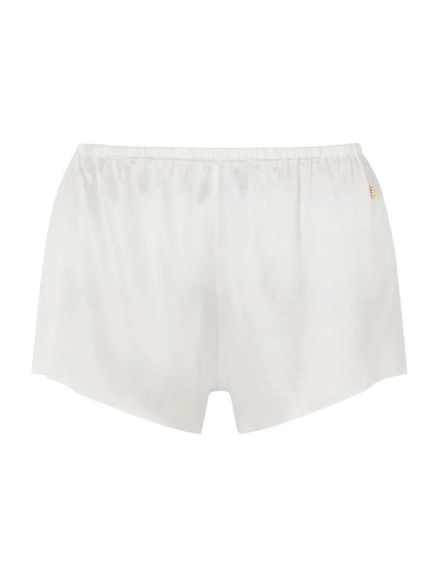 Lane Silk-Blend Satin Shorts
