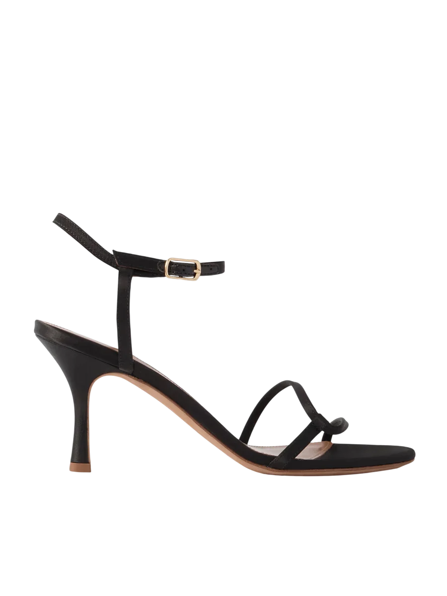 Loop Satin Sandals