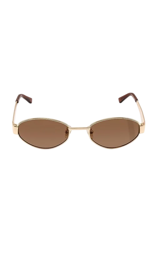 Boston Sunglasses in Gold & Brown