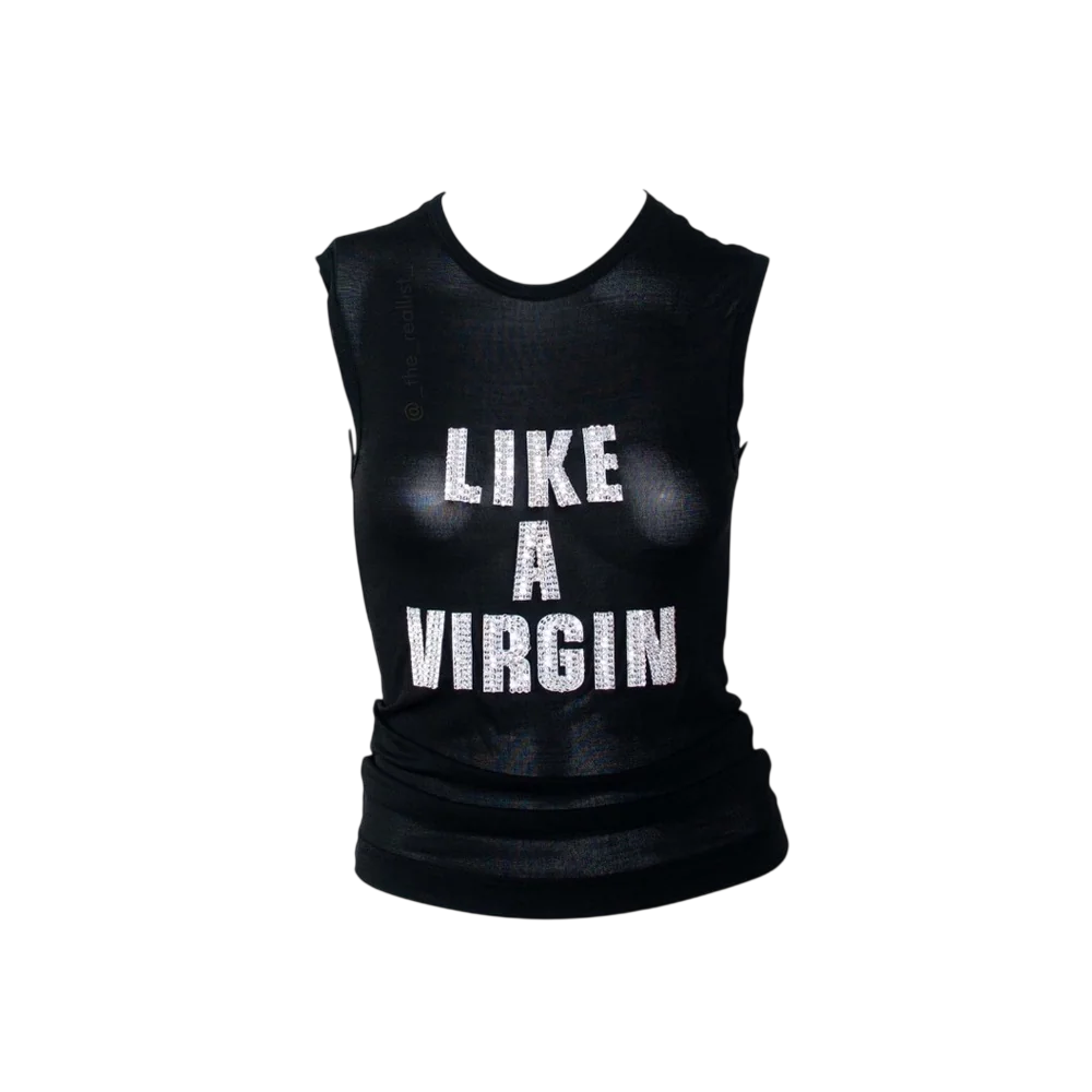 Dolce And Gabbana 2001 Sheer “like A Virgin” Top
