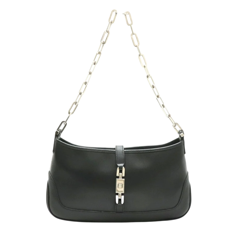 Gucci Jackie Line Chain Leather Shoulder Bag