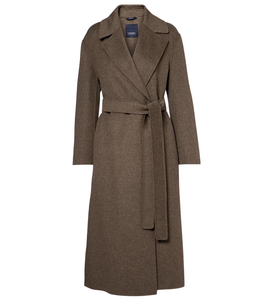 Luna Virgin Wool Wrap Coat