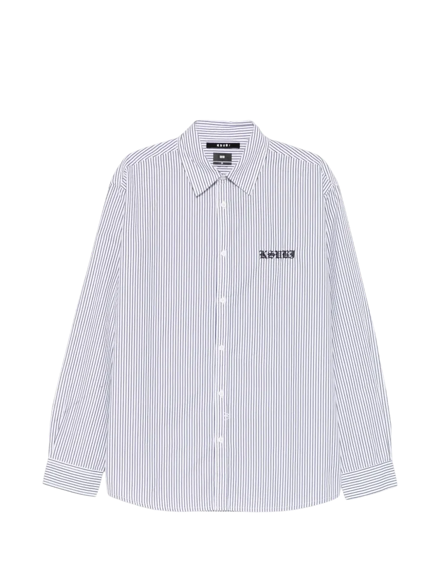 Ksubi Striped Signature Long-Sleeved Shirt