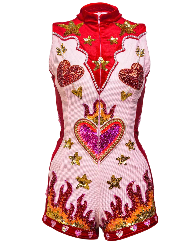 The Valentine Rodeo Romper