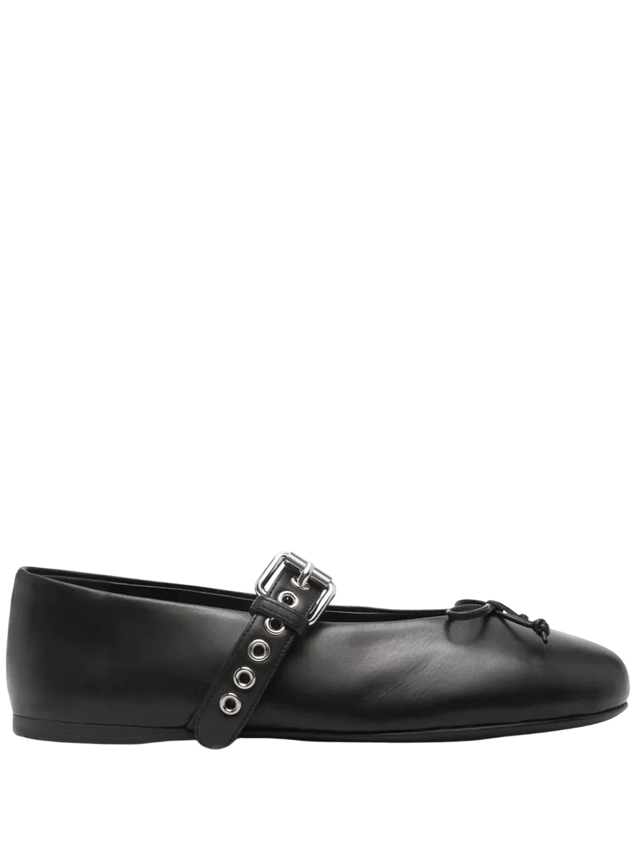 Leather Ballerina Shoes