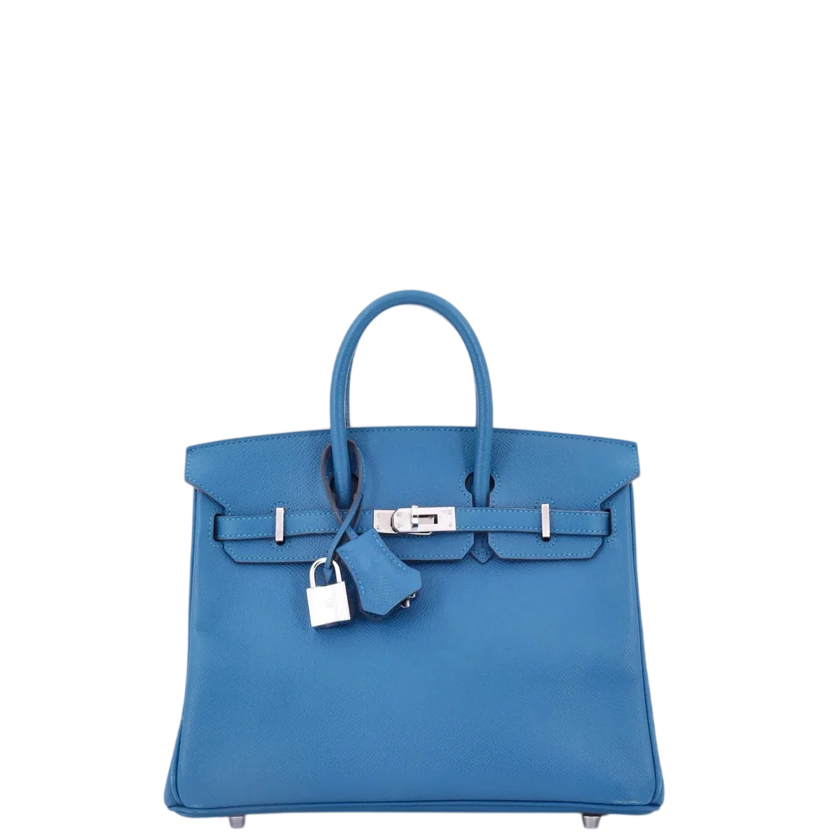 Birkin Handbag Mykonos Epsom With Palladium Hardware 25
