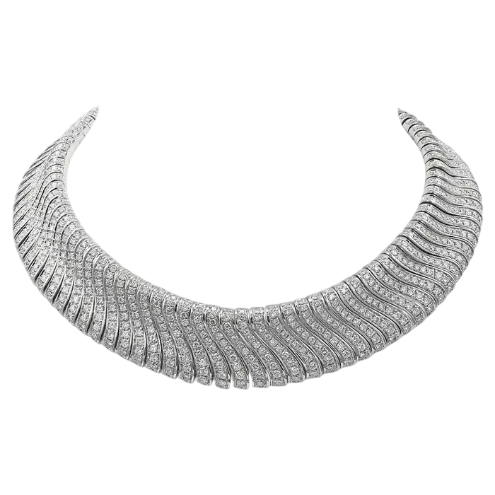 Sophia D. 18k White Gold 35 Carat Diamond Necklace
