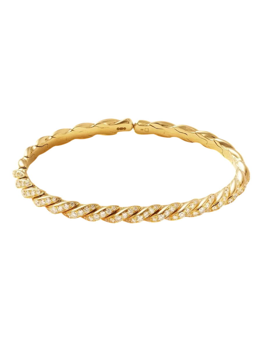 Pavéflex 18-karat Gold Diamond Bracelet