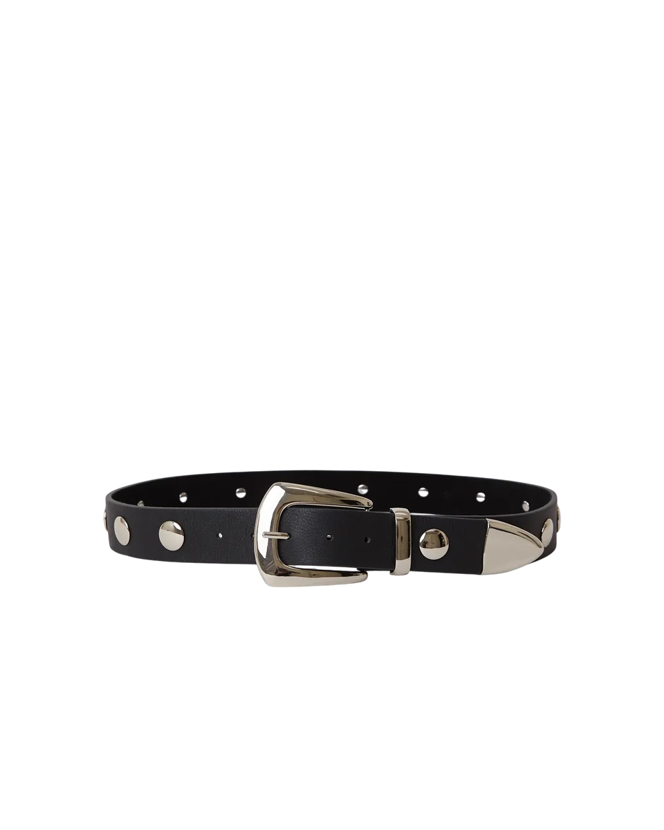 Jordana Mini Moto Leather Belt