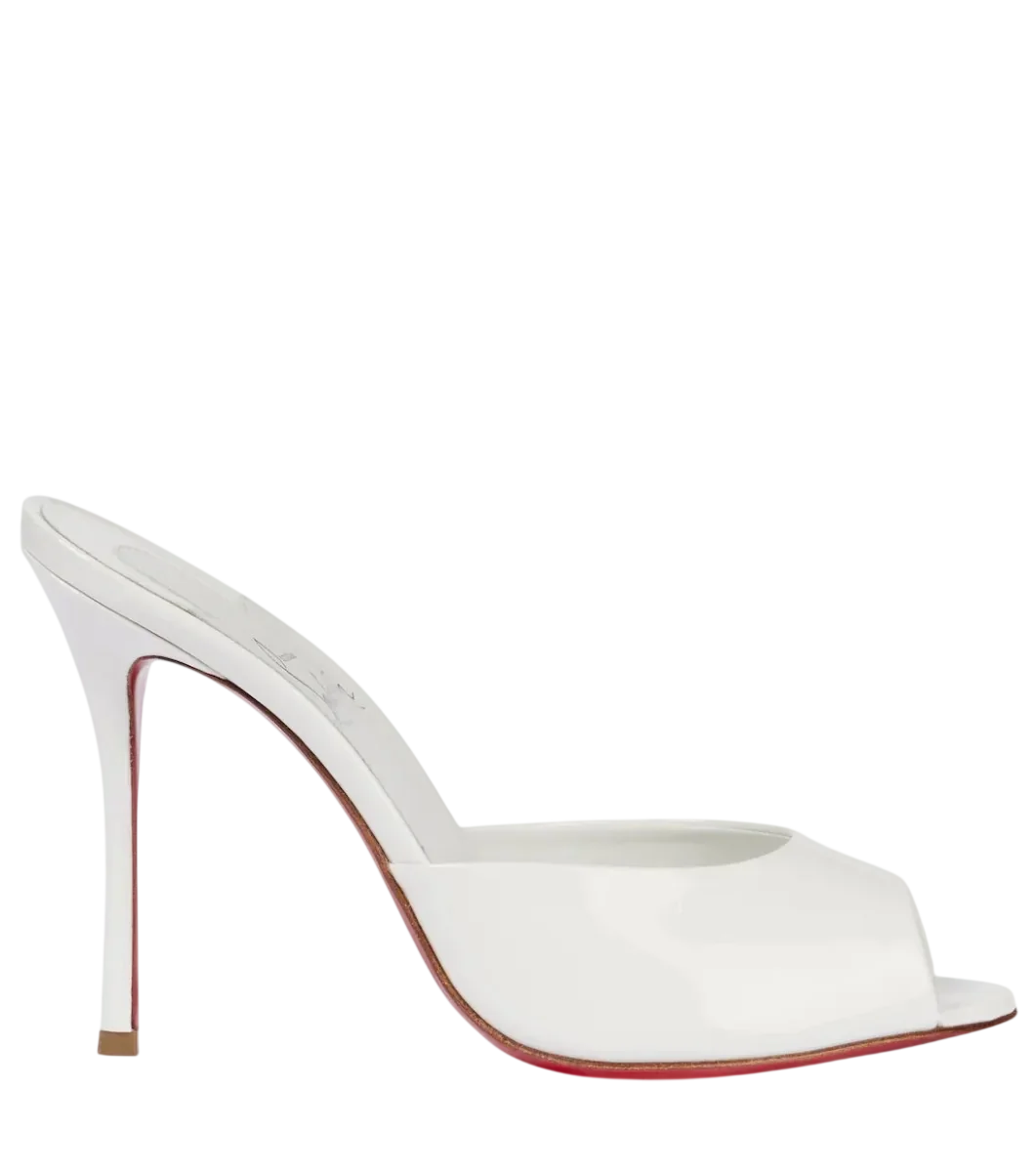 Bridal Me Dolly Patent Leather Mules