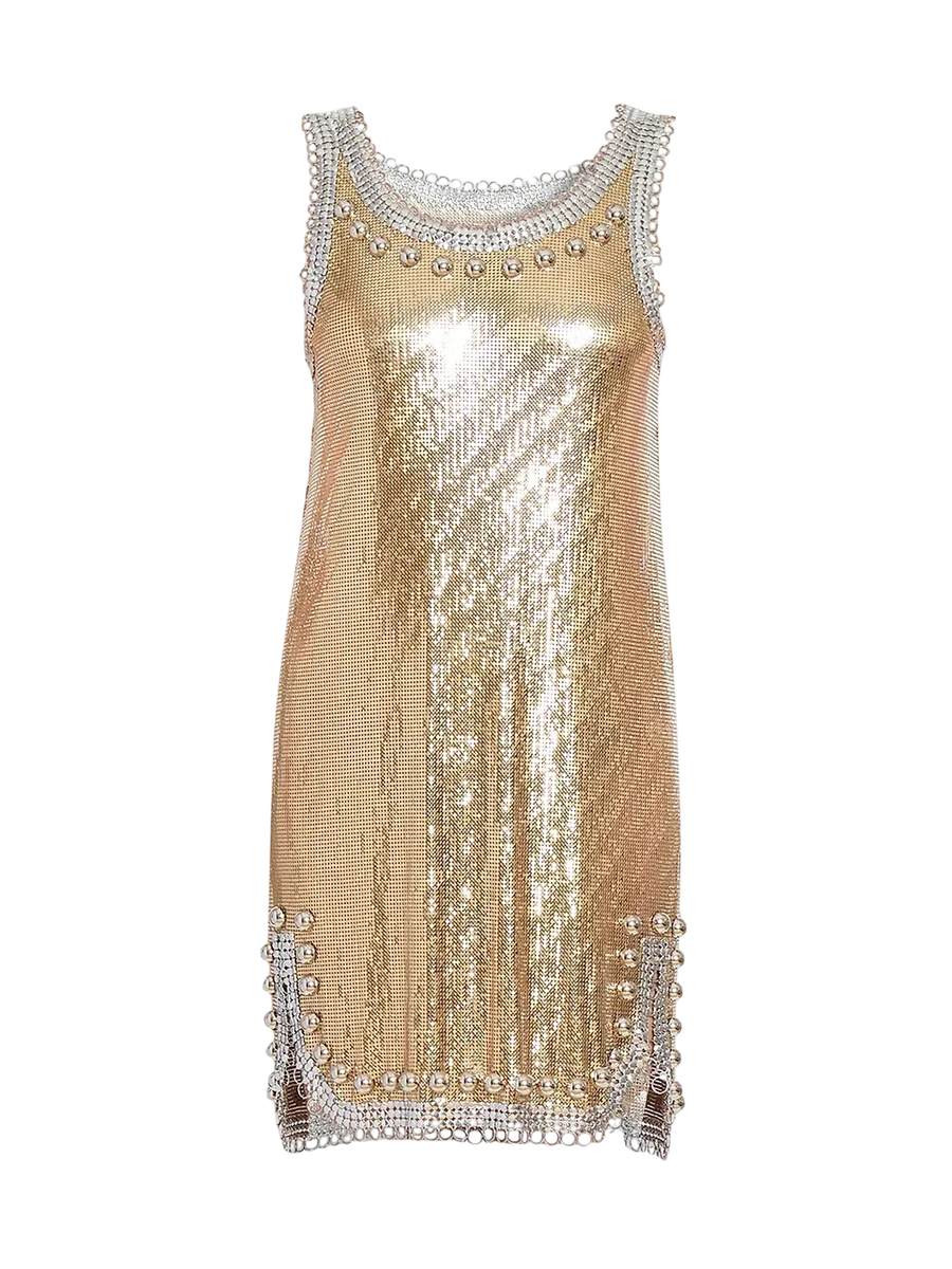 Chain-Mail Minidress