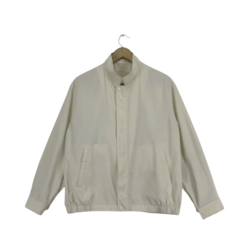 Ysl Pour Homme - Ysl Harrington Nylon Jacket Small Logo Zipper