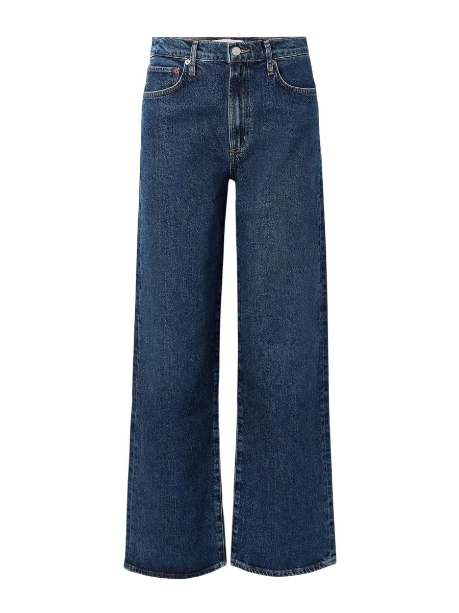 Harper mid-rise wide-leg jeans