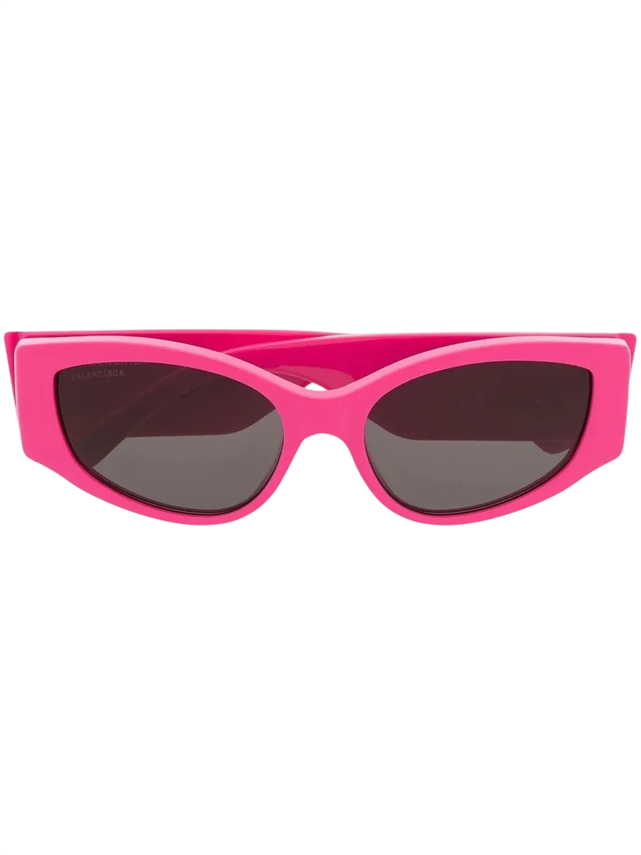 Logo-Print Rectangle-Frame Sunglasses