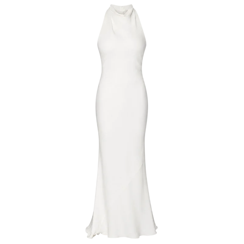 Fluid Halter-neck Gown