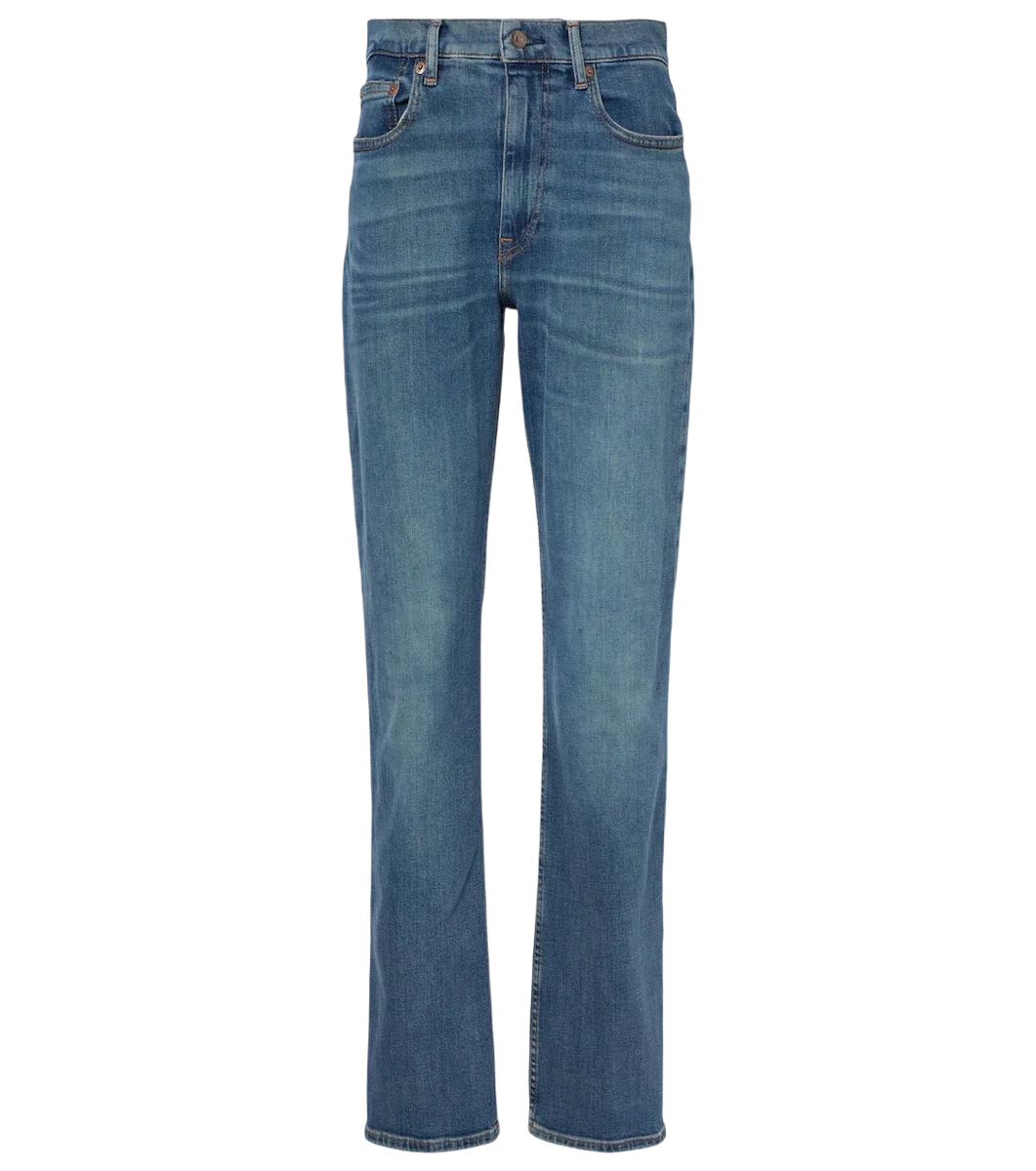 Low-Rise Straight Jeans