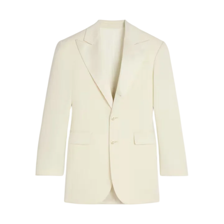 Colonne Jacket In Diagonal Wool