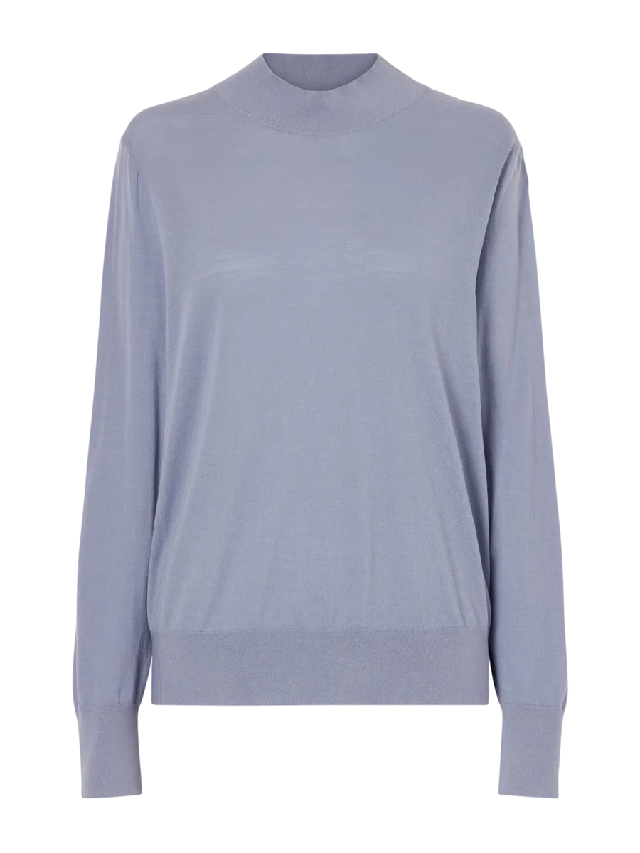 Nari Wool Mock-Neck Sweater