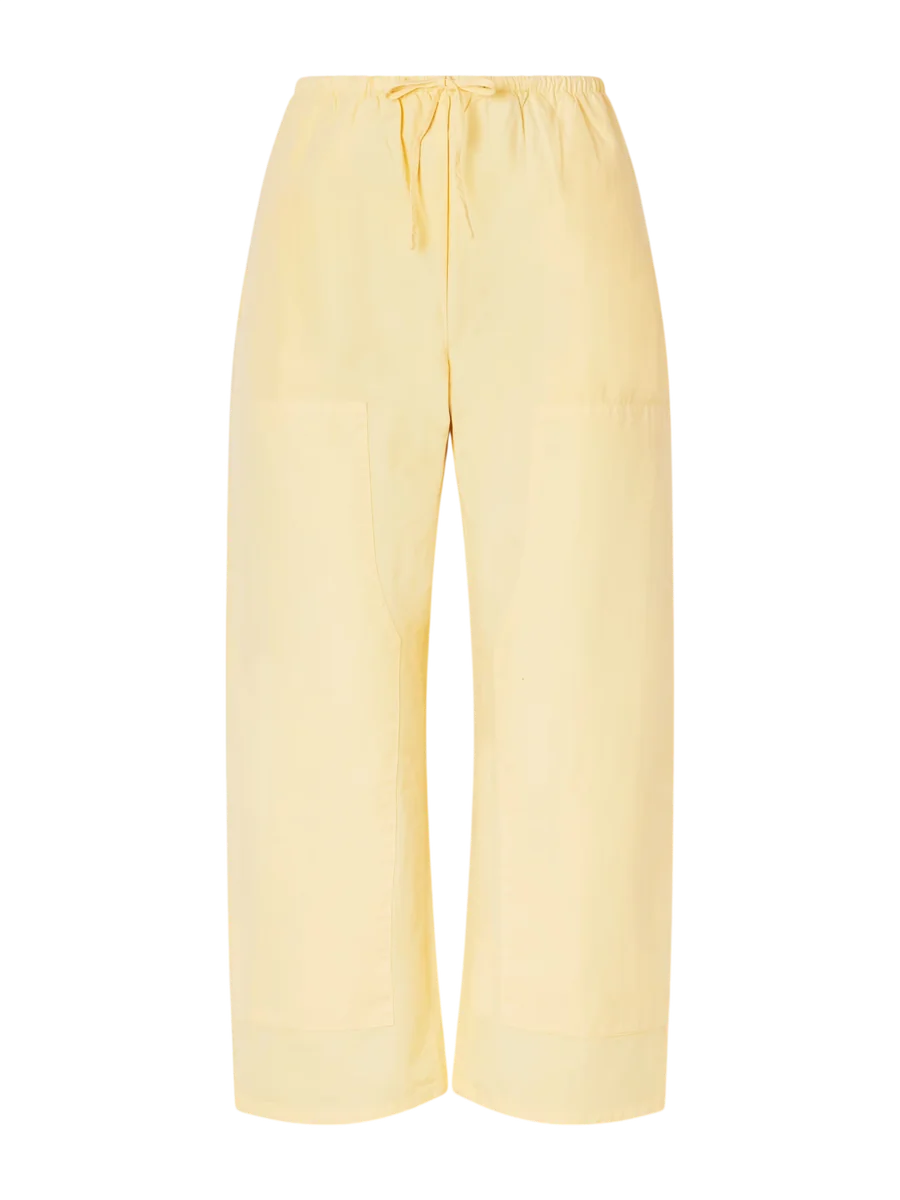 Kyoto cotton wide-leg pants