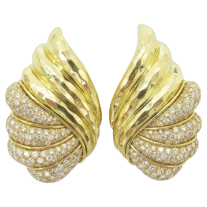 Henry Dunay Diamond Earrings