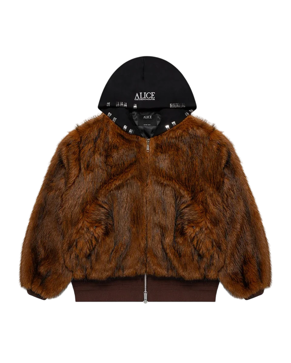Marilyn Fur Bomber Jacket