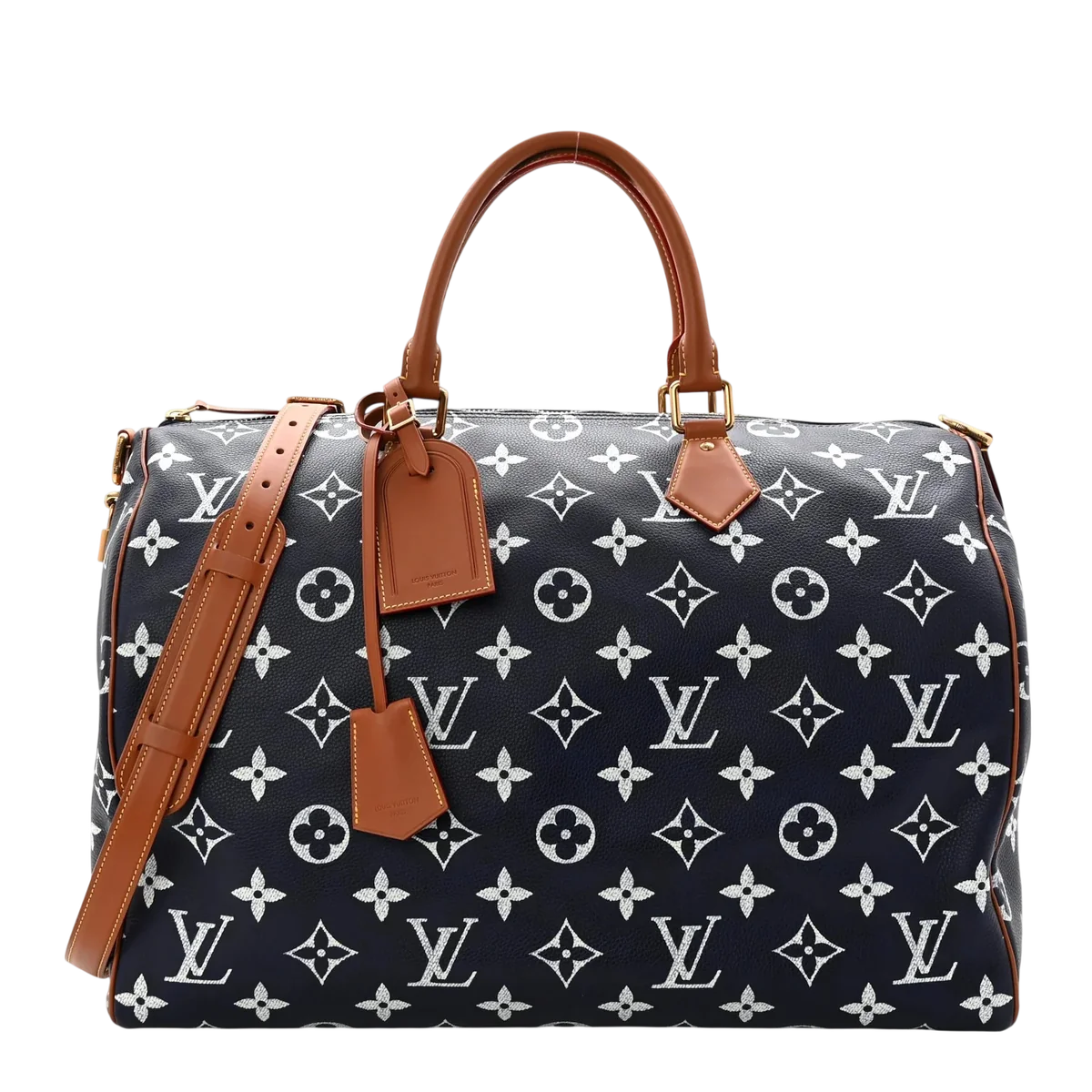 Calfskin Monogram Speedy P9 Bandouliere
