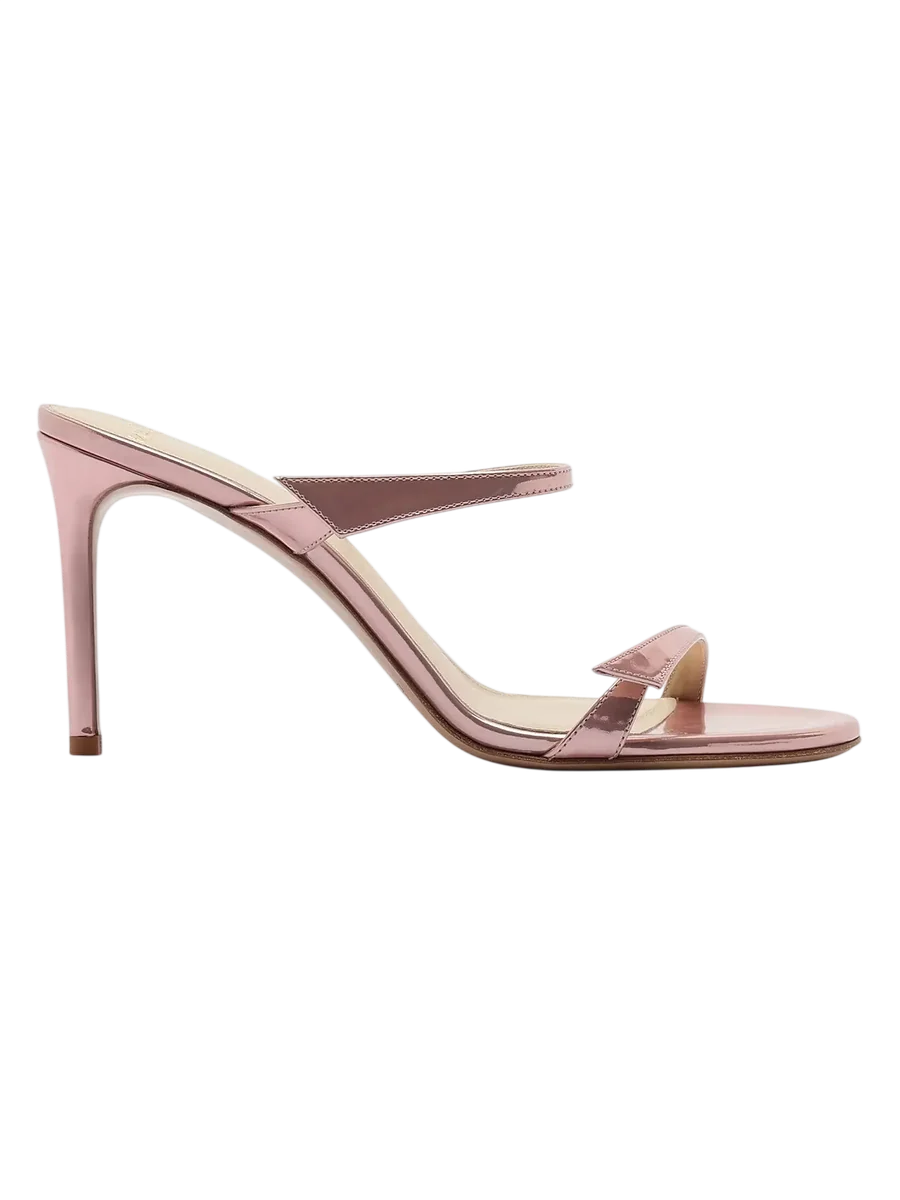 Tita 85mm Metallic Leather Sandals
