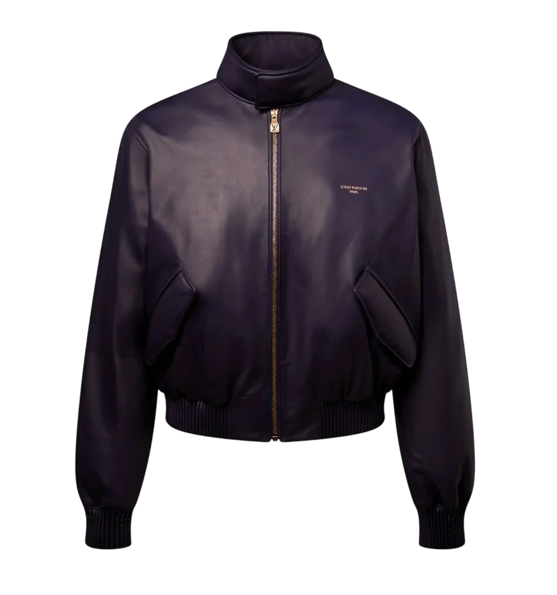 Padded Leather Blouson