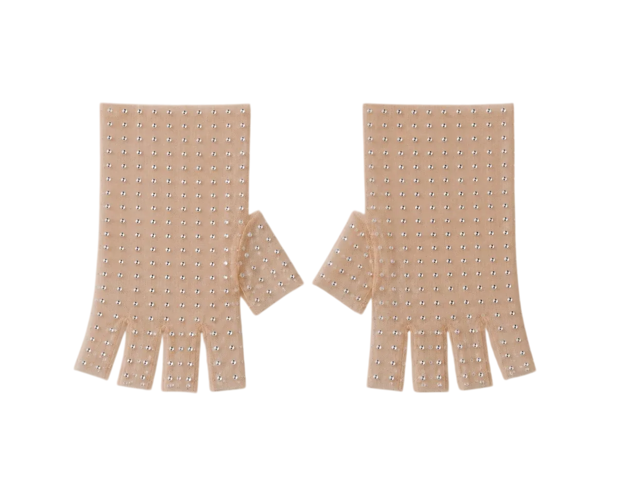 Paris Shimmy Shimmy Gloves In The Style Of Paris Hilton