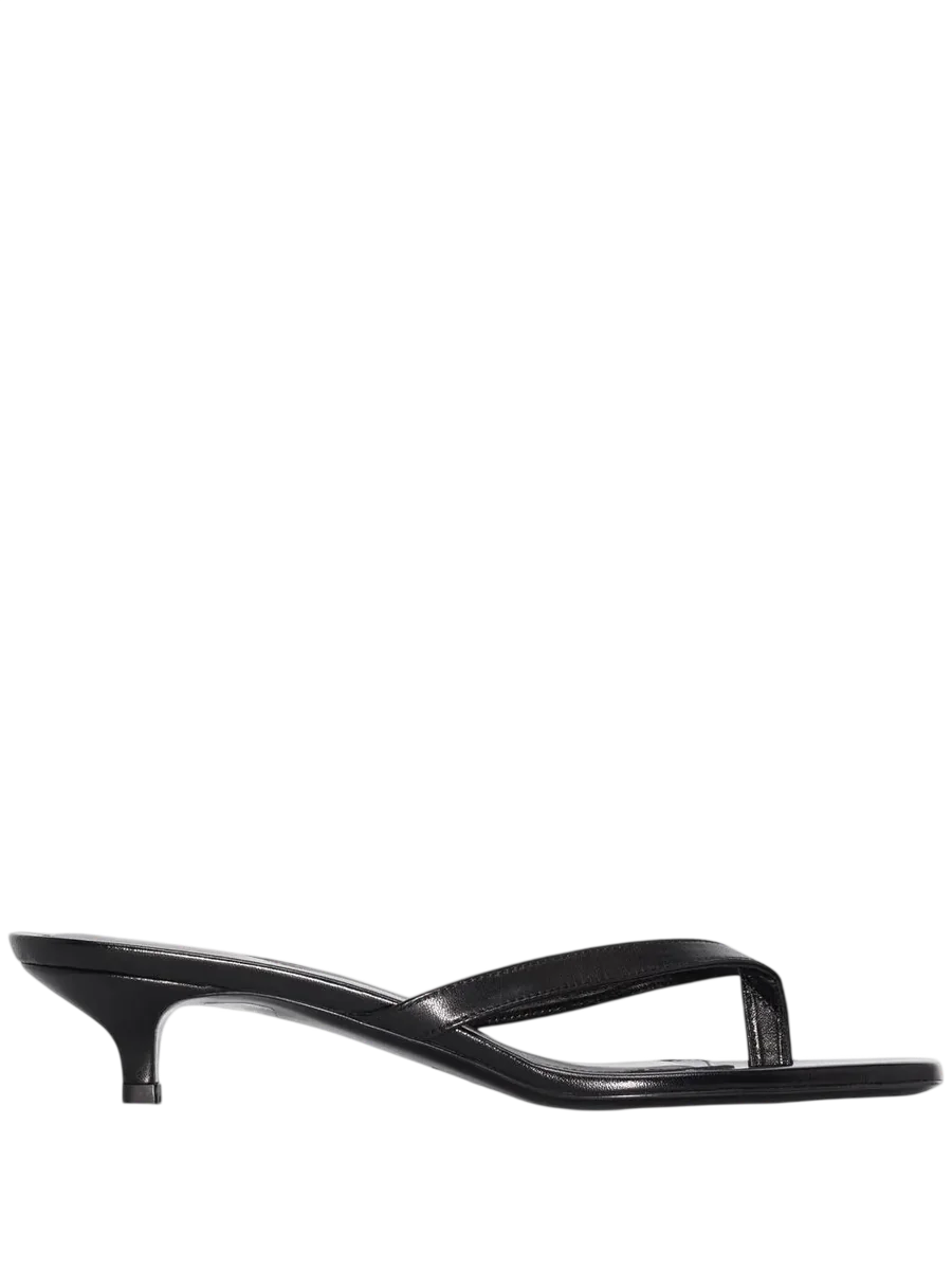 40mm Kitten-Heel Flip-Flops