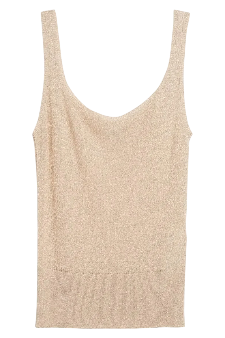 Metallic Sweater Tank