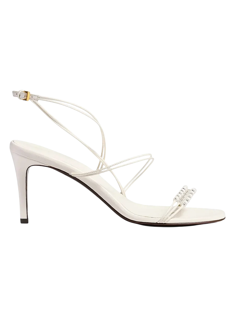 Loop 75mm Bead-Embellished Sandals