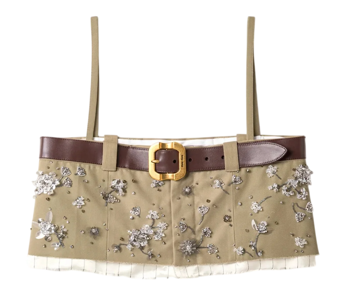 Embroidered Chino Top