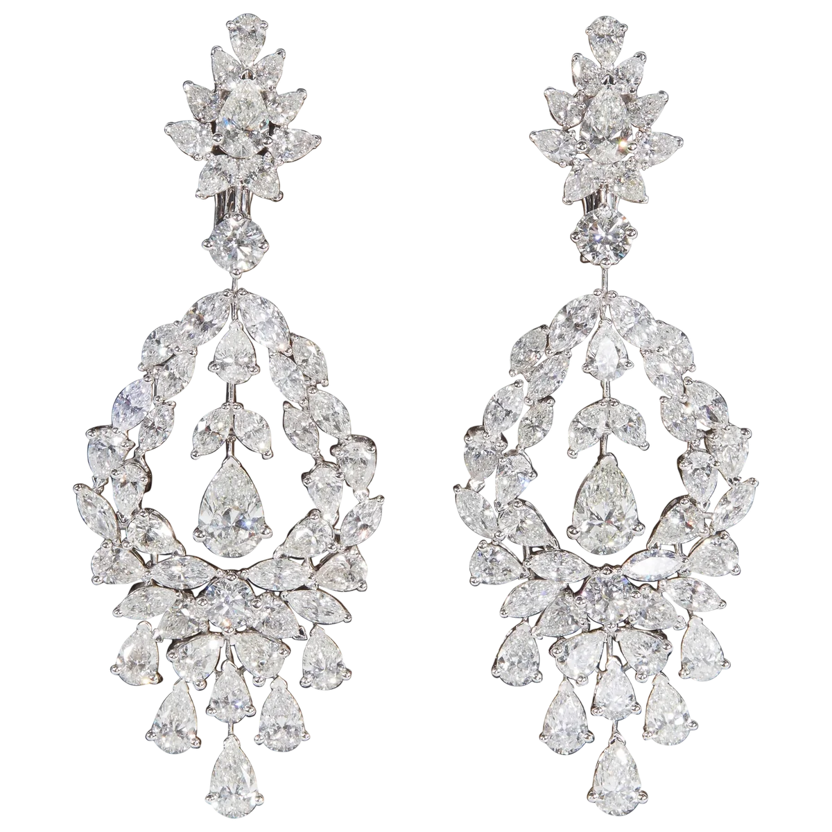 Diamond Drop Earrings