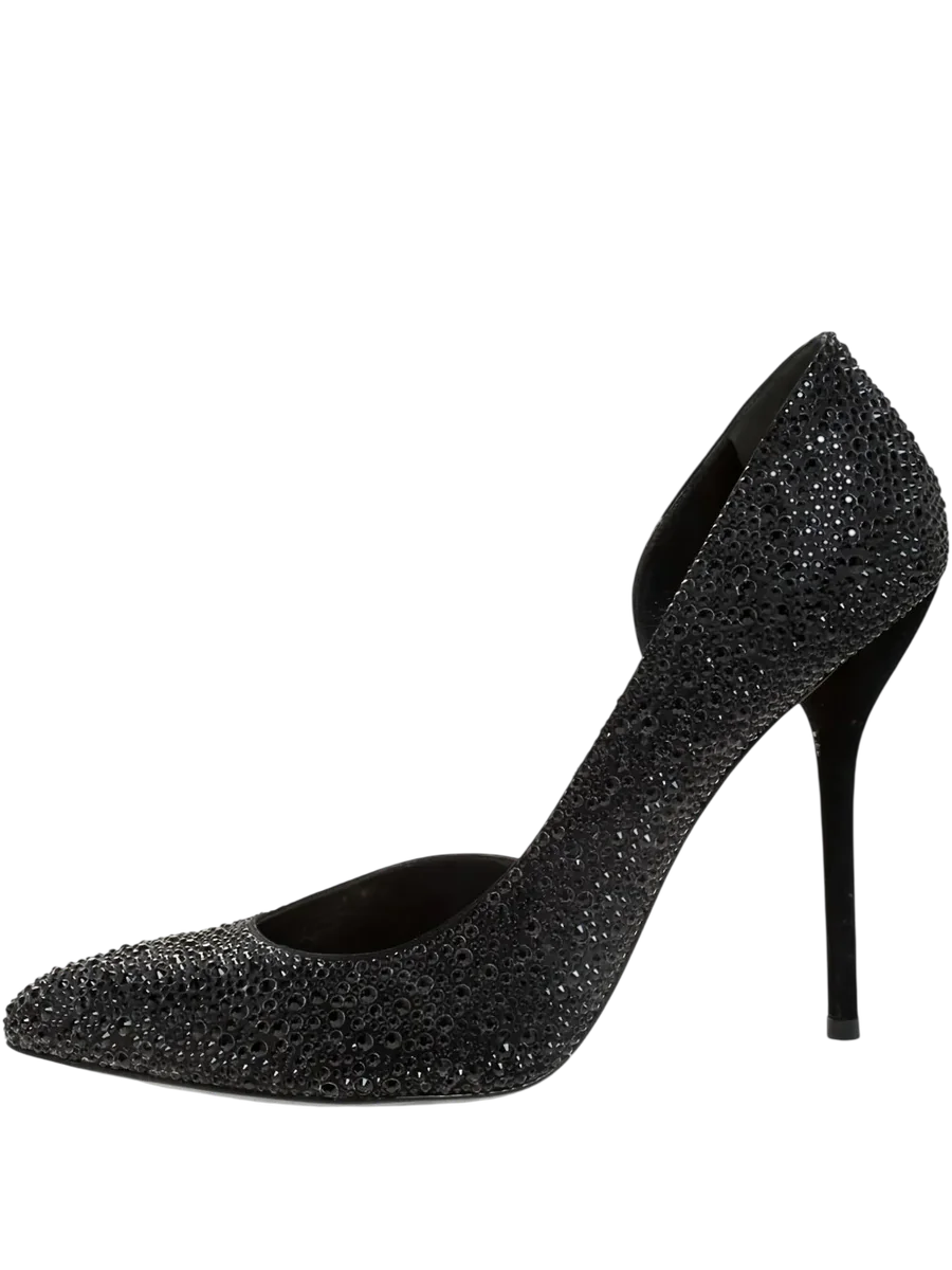 115mm Crystal-Embellished Pumps