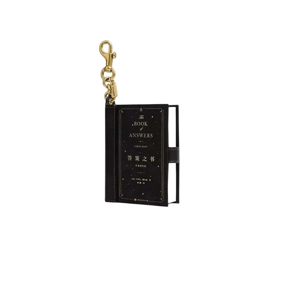 Coach The Book Of Answers By Carol Bolt Book Bag Charm Nwt
