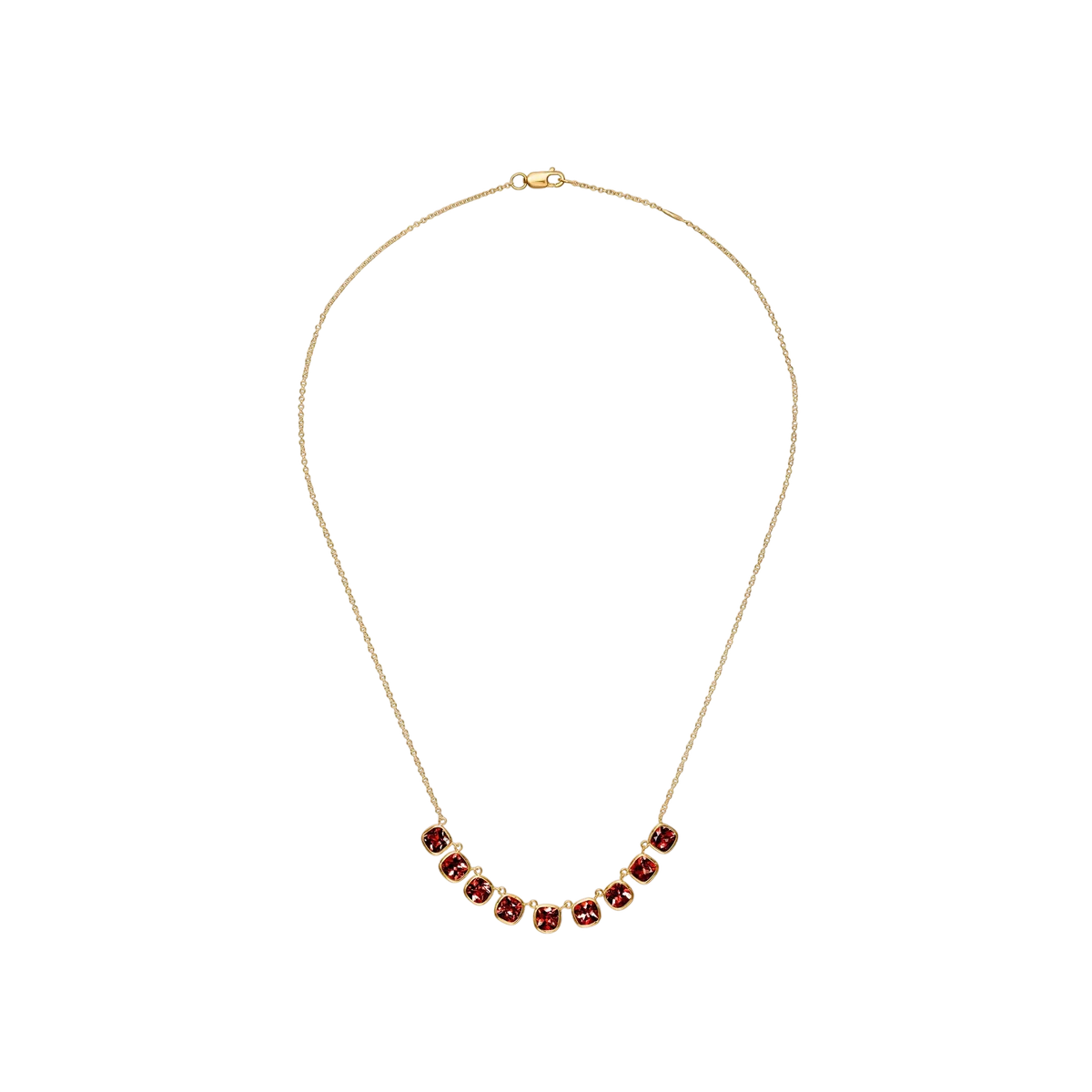 The Lena Petite Garnet Necklace