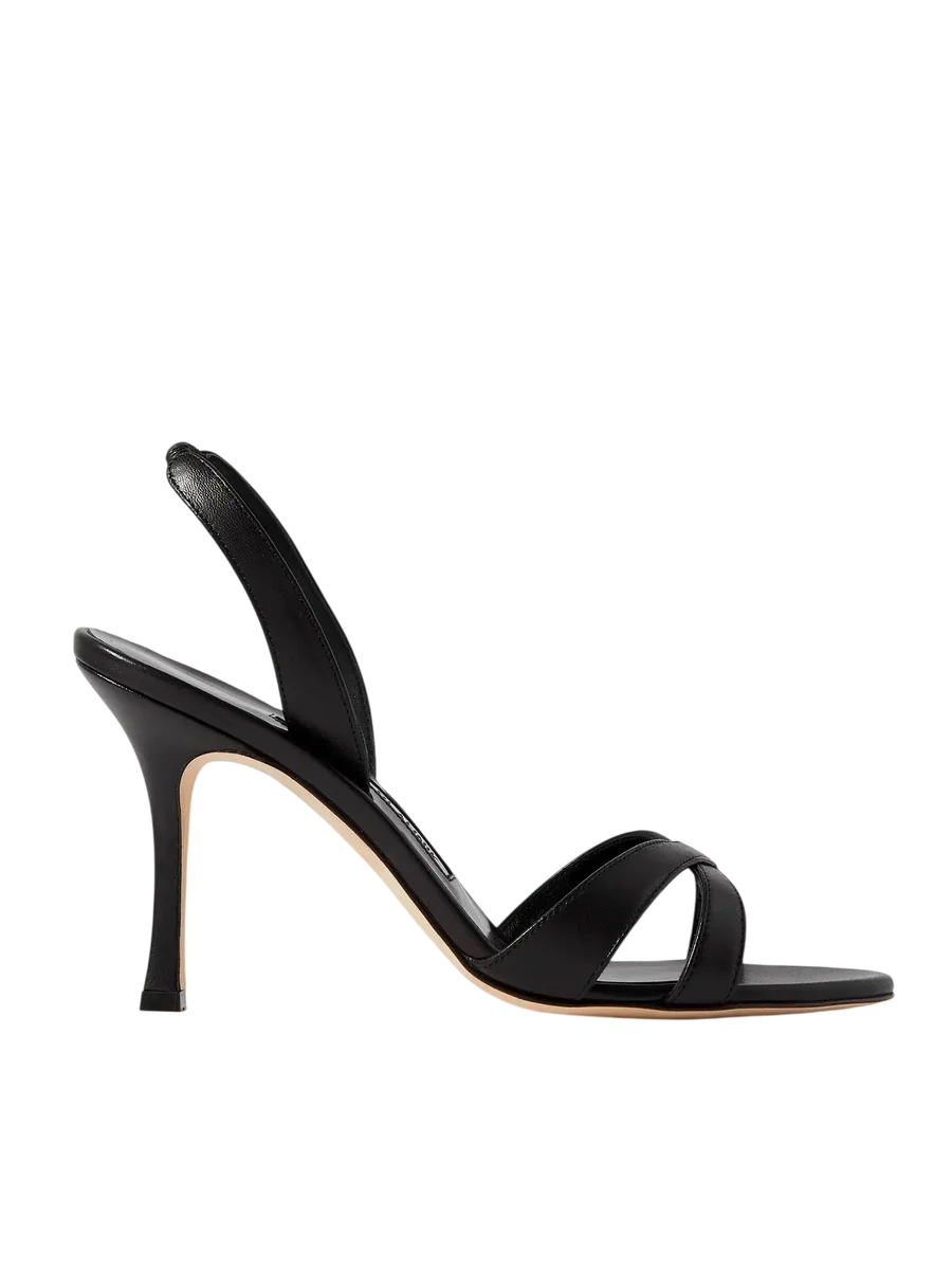 Callasli 90 Leather Slingback Sandals