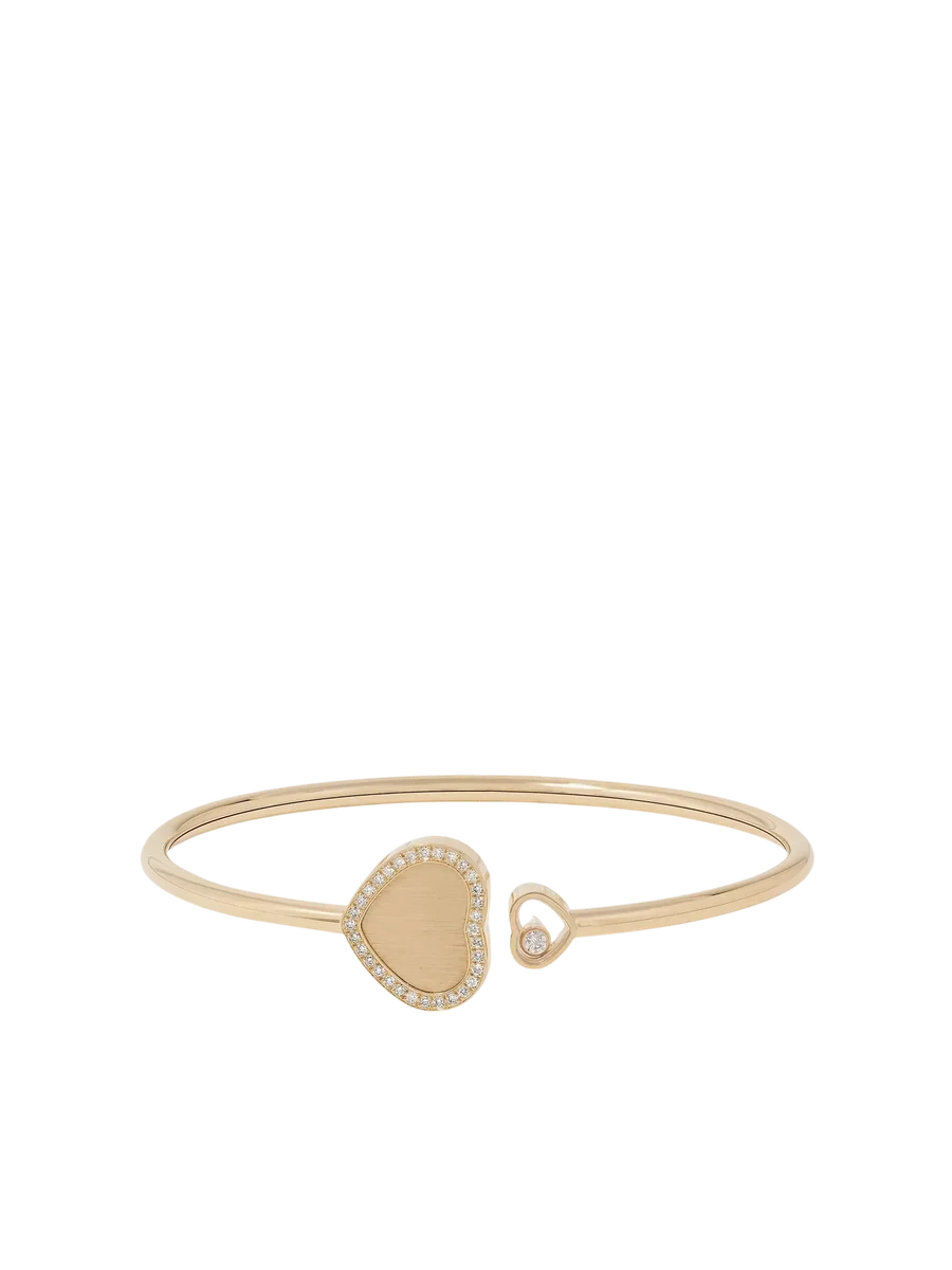 Happy Hearts 18-karat Gold Diamond Cuff