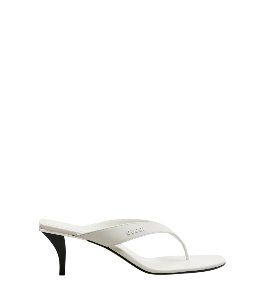 Vittoria Leather Thong Sandals