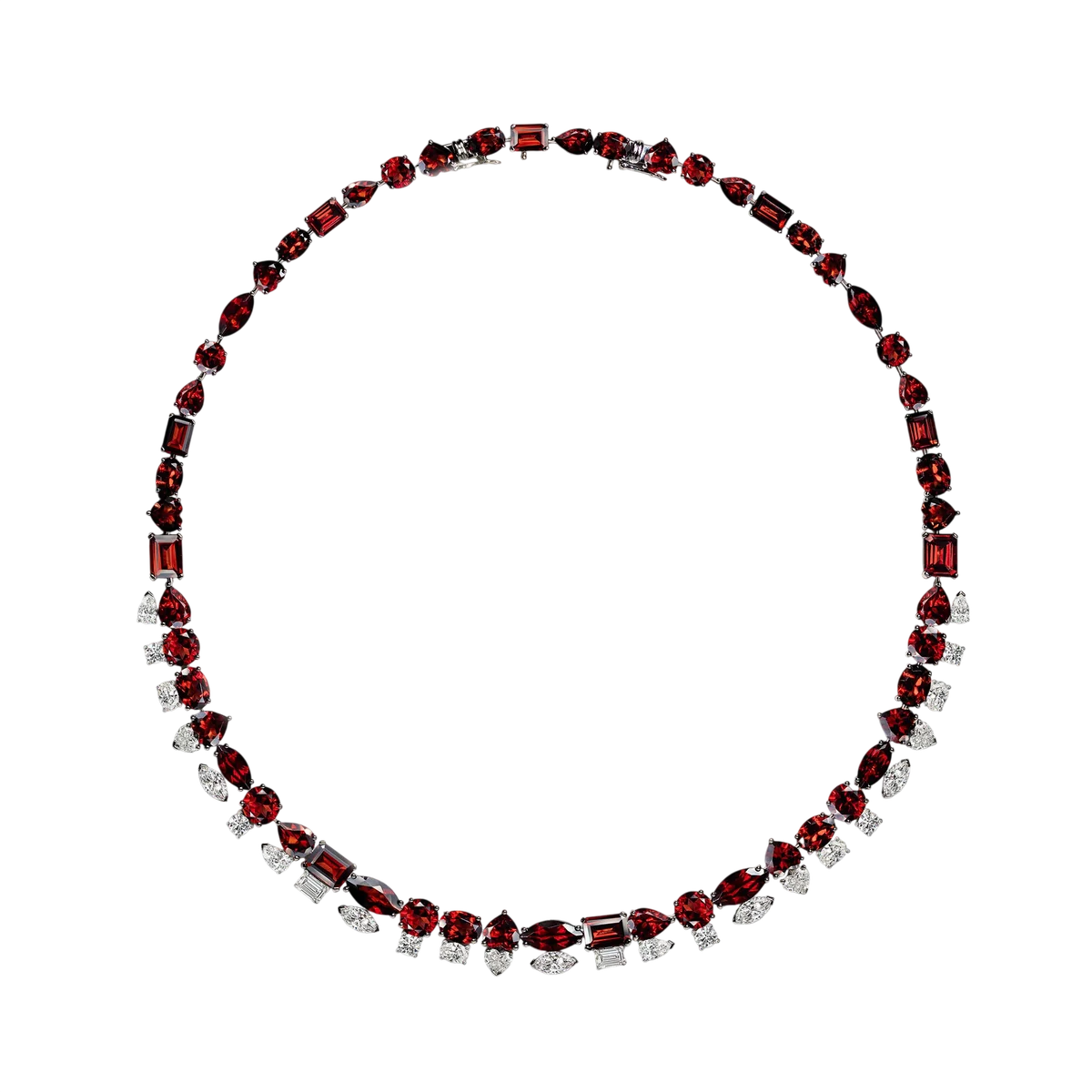 The Terre Rouge Multi-Shape Duo Necklace