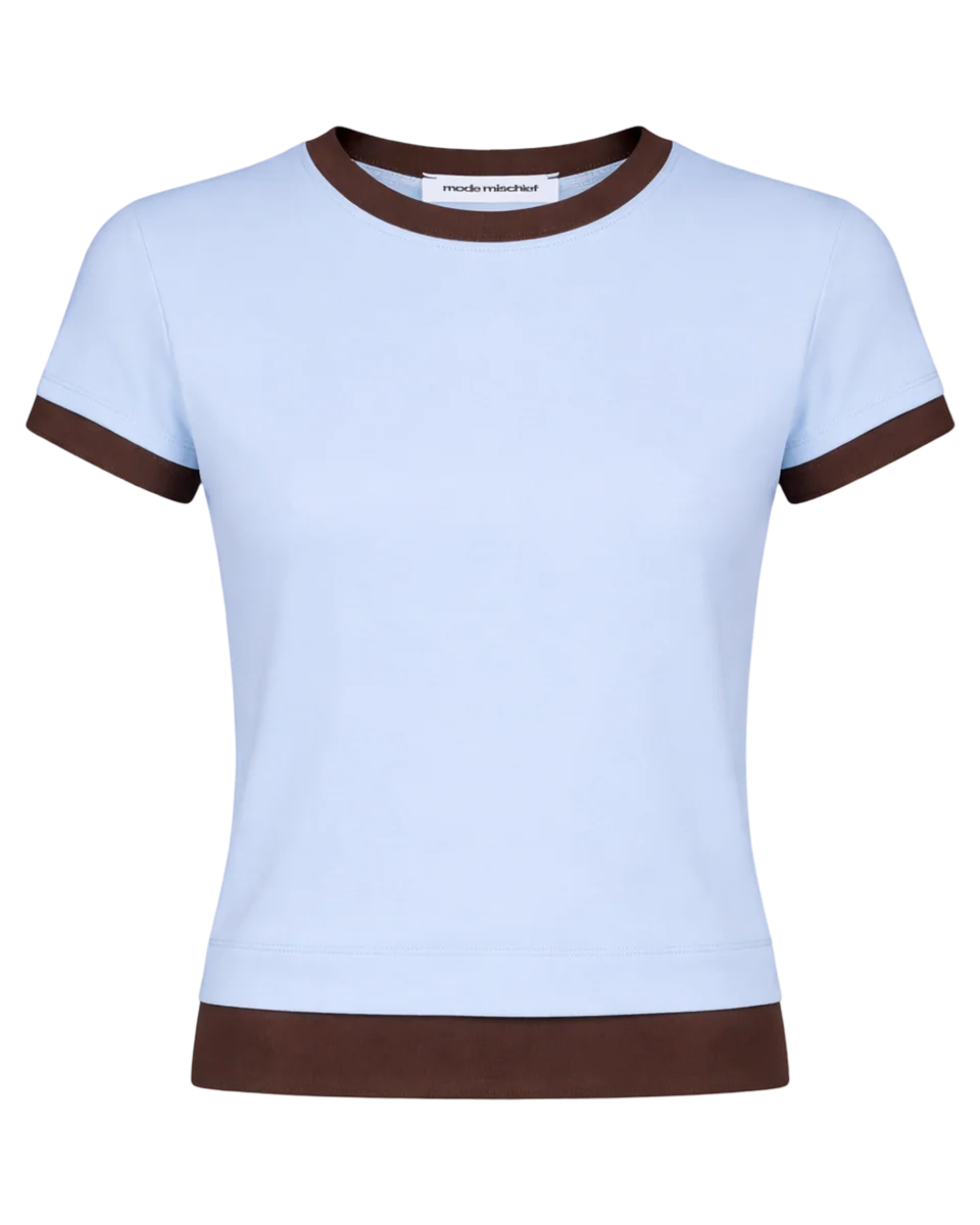 Contrast Layered Tee