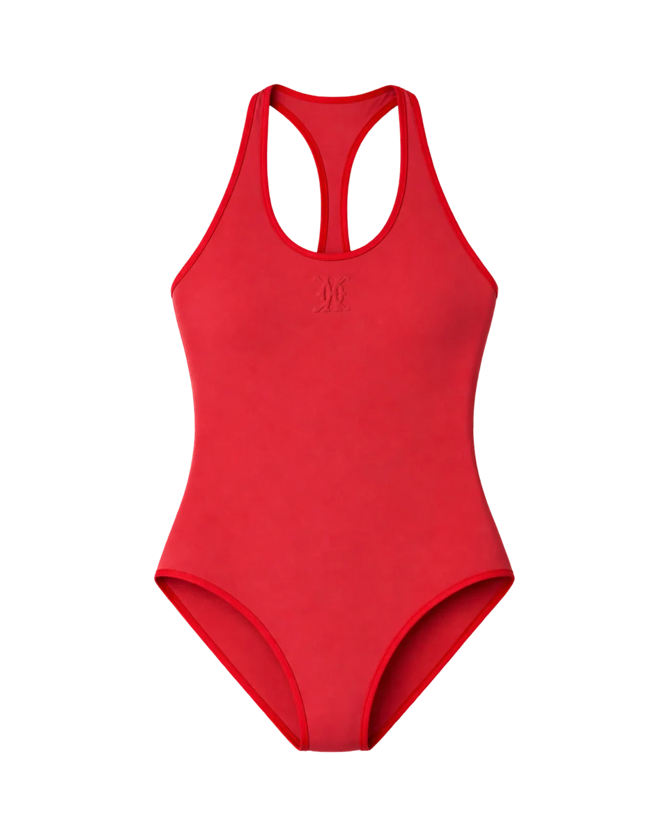 Contrast Racer Back One Piece