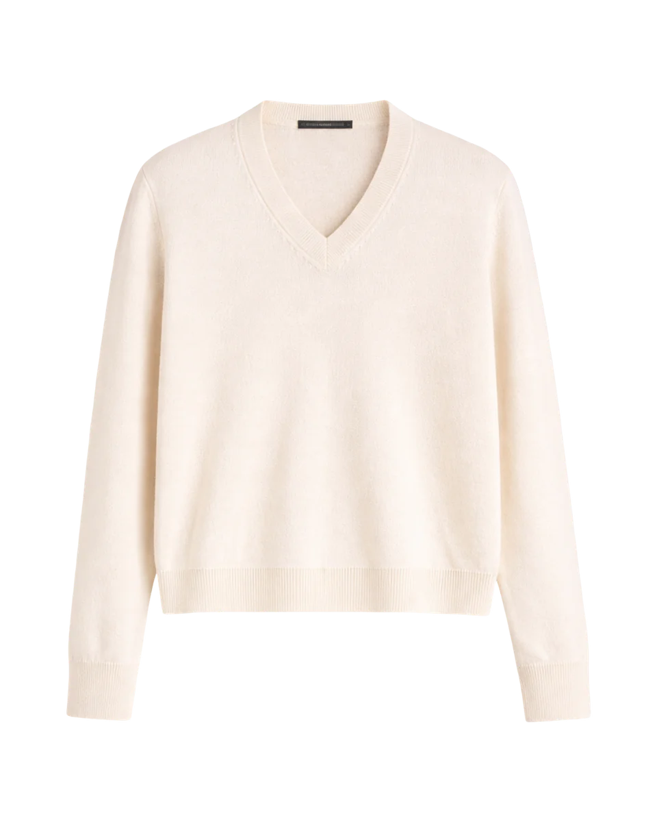 Flynn Cashmere V Neck Top