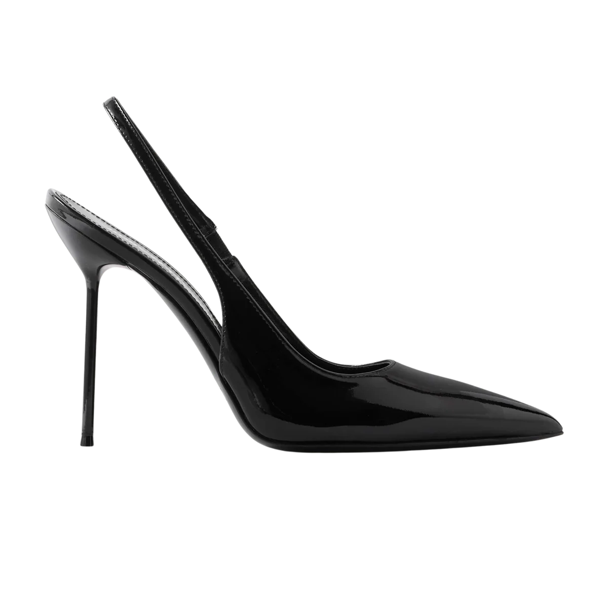 Lidia patent-leather slingback pumps